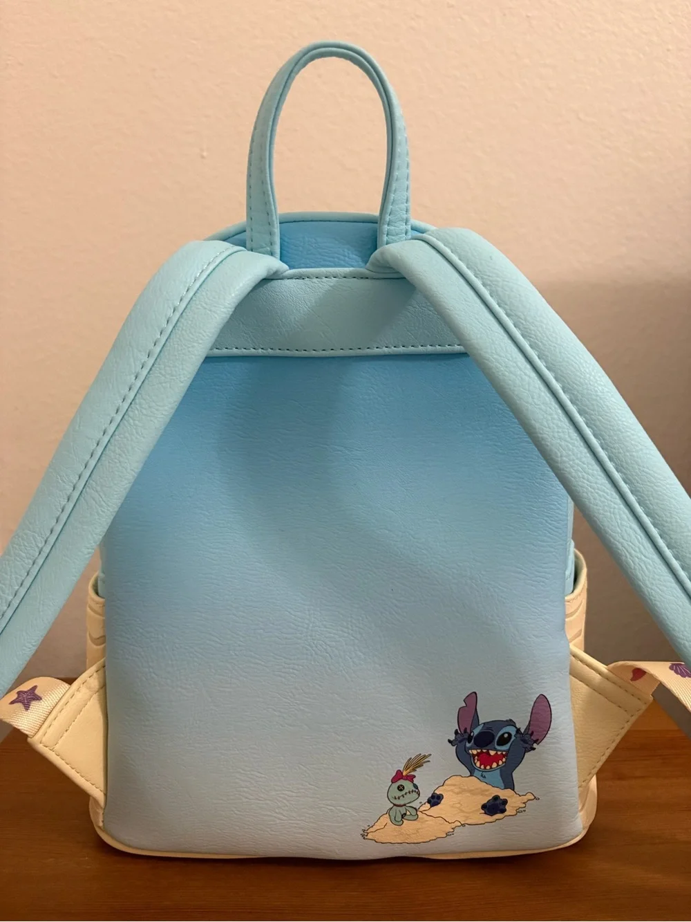 Loungefly Blue Stitch Beach Sandcastle Backpack